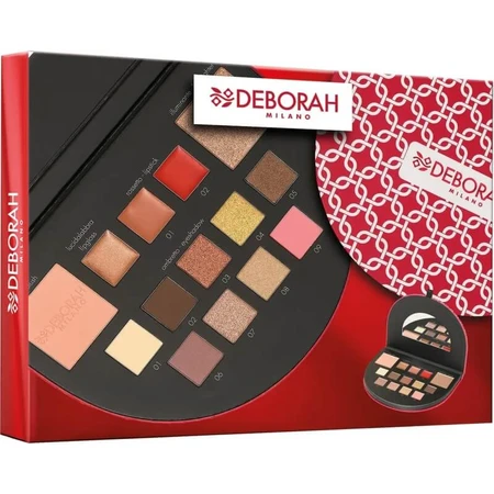 Deborah Make-up- und Beauty-Geschenkset – Kosmetiktasche Nr. 1: Warme Farbtöne