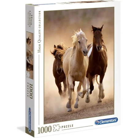 Clementoni „Running Horses“ – 1.000-teiliges Puzzle für Erwachsene