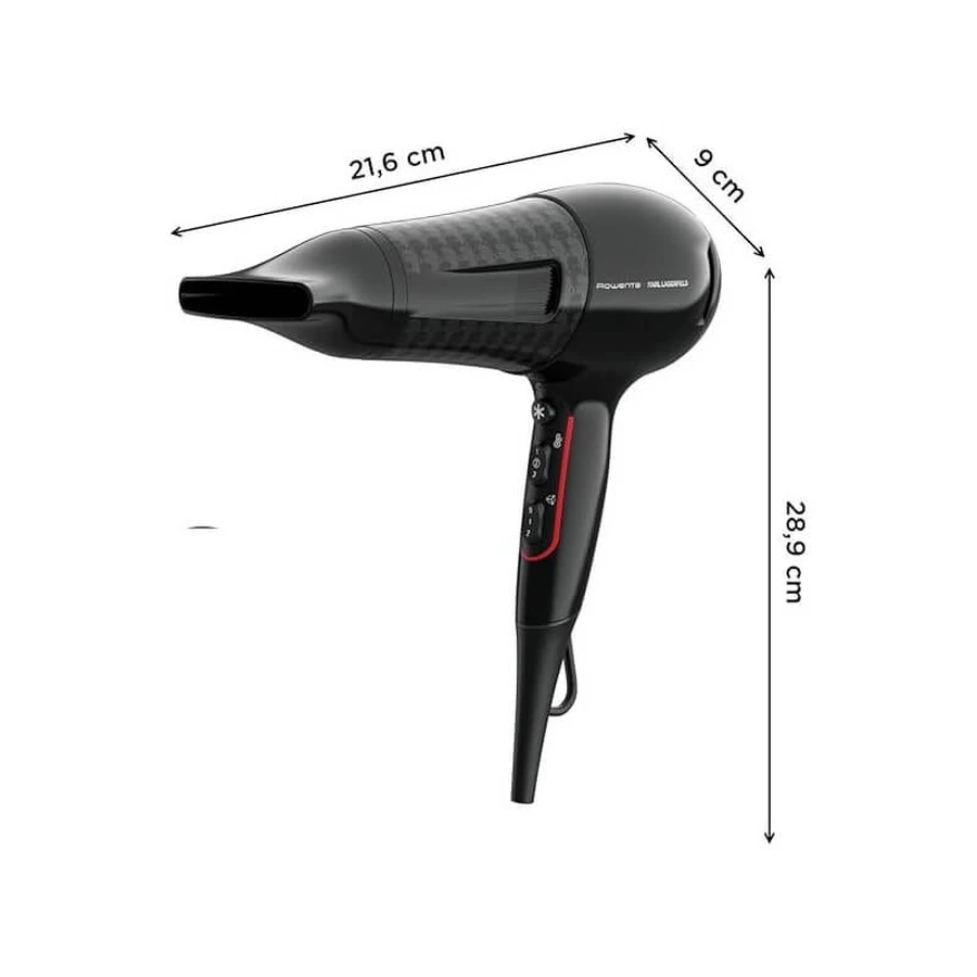 Rowenta X Karl Lagerfeld CV591L Powerline – suszarka do włosów o mocy 2300 W – czarna: ceny i cechy