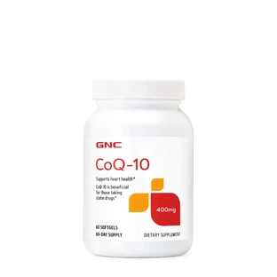 Naturalny koenzym Q-10, 400 mg, 60 kapsułek, GNC, GNC