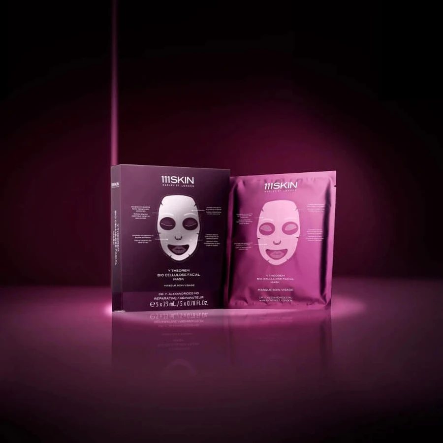 111 Skin Y Theorem - Bio-cellulose gezichtsmasker 5 x 23 ml