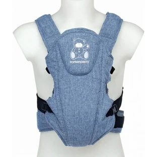 Foppapedretti Marsupi8 - Blauwe denim draagzak
