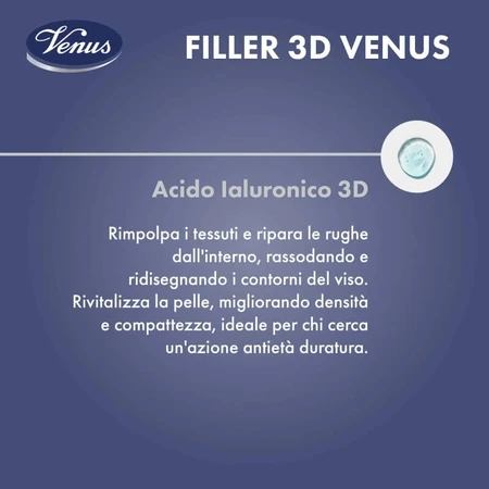 Venus Filler Venus 3D - Crema antienvejecimiento voluminizadora, 50 ml