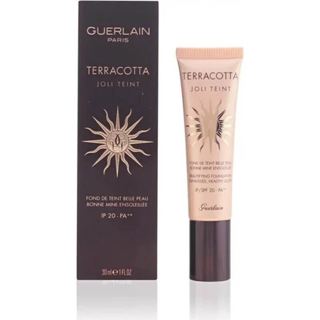 Guerlain Terracotta Joli Teint - Fond de teint embellissant SPF 20 - Ebony
