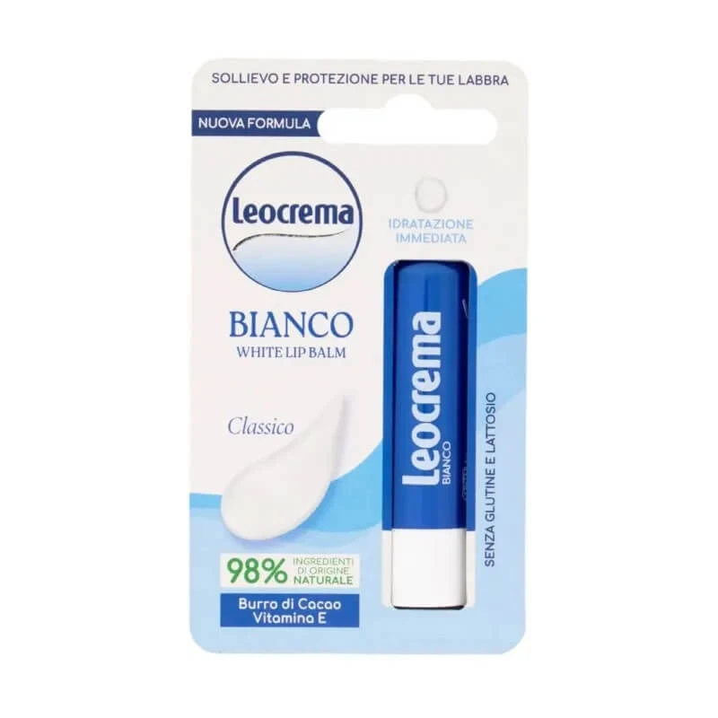 Leocrema White Lipbalm - Hydraterende en beschermende lippenbalsem, 5,5 ml