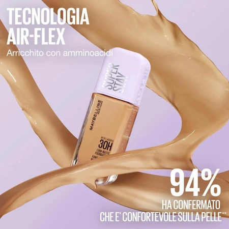 Maybelline Superstay Lumi Matte - Base de maquillaje líquida - N.º 126