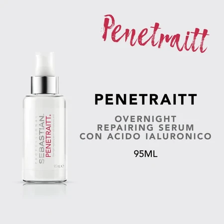 Sebastian Penetraitt - Suero capilar reparador nocturno con ácido hialurónico, 95 ml