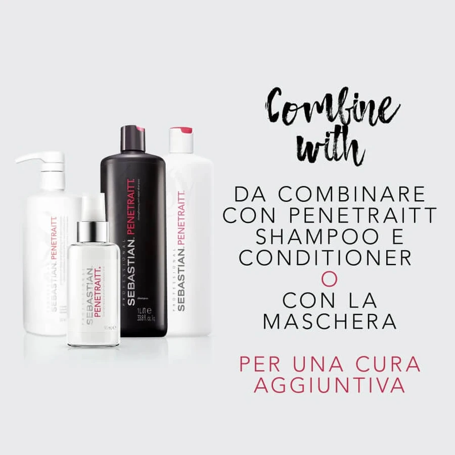 Sebastian Penetraitt - Suero capilar reparador nocturno con ácido hialurónico, 95 ml
