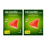 Nicorette Clear 15 mg, 2 x 7 pleisters, McNeil