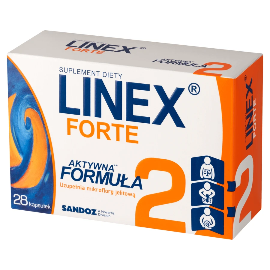 Linex Forte, 4 x 28 capsules, Sandoz