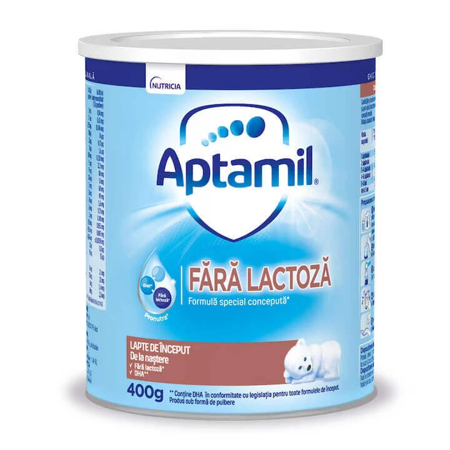 Lactose-Free Infant Formula, 2x400 g, Aptamil