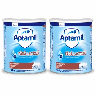 Lactose-Free Infant Formula, 2x400 g, Aptamil