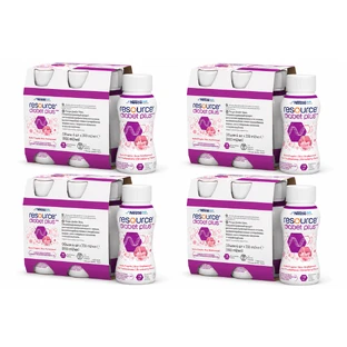 Resource Diabet Plus, aardbeiensmaak, 16 x 200 ml