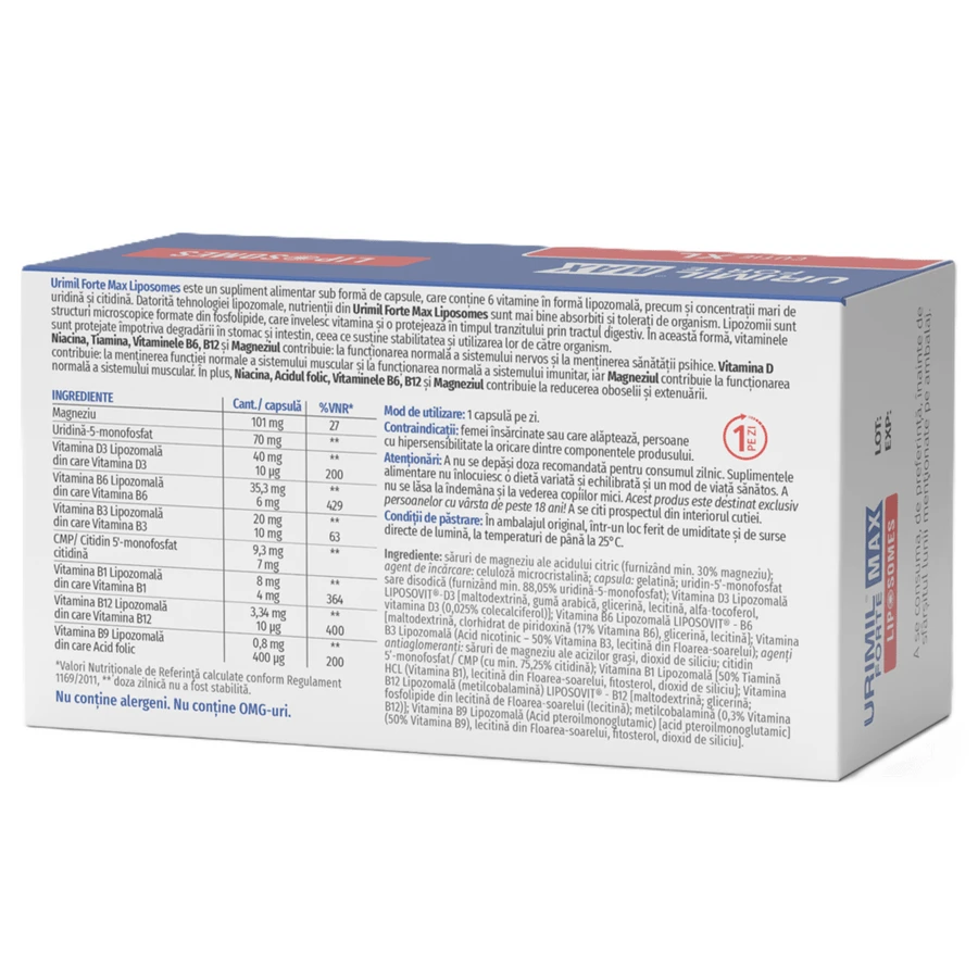 Urimil Forte Max Liposomes, 45 capsules, Naturpharma