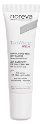 Noreva Trio White Mela Crème tegen donkere vlekjes rond de ogen 10 ml