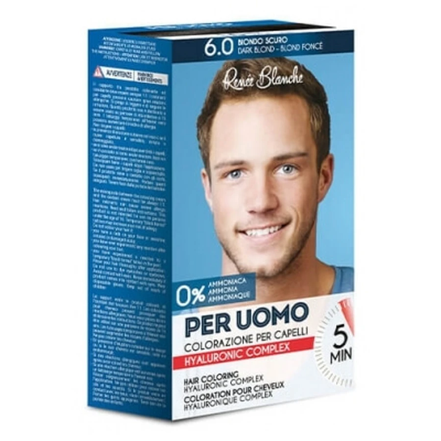 Zestaw do koloryzacji włosów dla mężczyzn Renée Blanche N-6 – ciemny blond: ceny i cechy