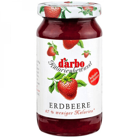 Confiture de fraises hypocalorique, 220 g, Darbo