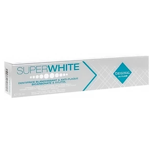 Superwhite Original – pasta do zębów wybielająca i zapobiegająca odkładaniu się płytki nazębnej z fluorem, 75 ml