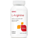 L-Arginine, 500 mg, 90 capsules, Gnc