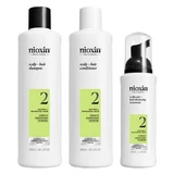 Nioxin Anti-Haaruitval Systeem 2-set voor ernstige haaruitval bij natuurlijk haar
