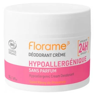 Florame Deodorant cremă 24 ore, hipoalergenic, organic, 50 g