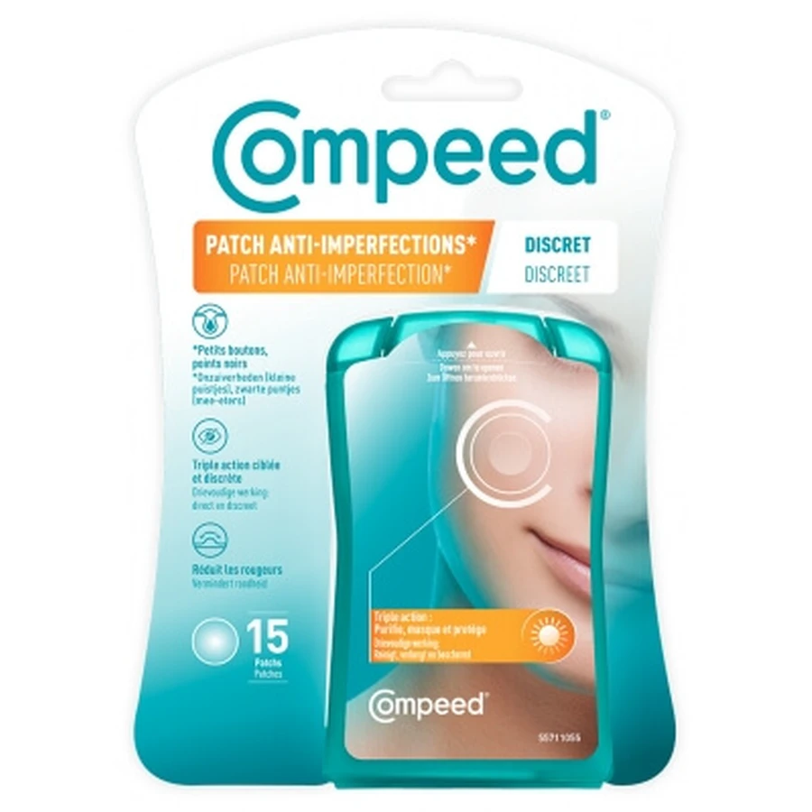Compeed Discreet Pickelpflaster, 15 Pflaster