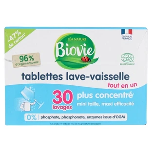 Pastiglie per lavastoviglie Biovie, 30 lavaggi