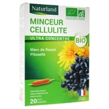 Naturland Biologische afslank- en cellulitisbehandeling, 20 drinkampullen, elk 10 ml