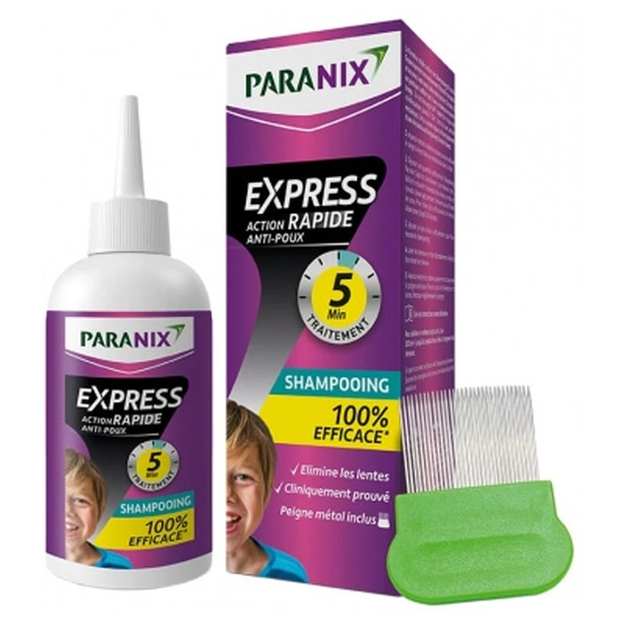 Paranix Express 5-Minute Fast-Acting Anti-Lice Shampoo, 300 ml
