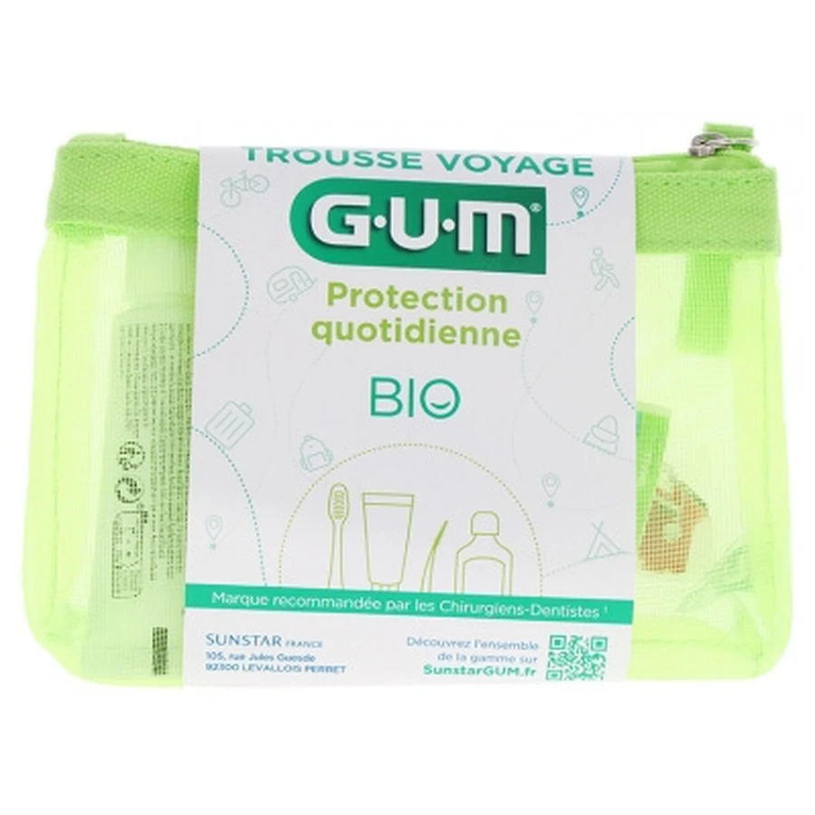GUM Organic Reis set voor dagelijkse bescherming