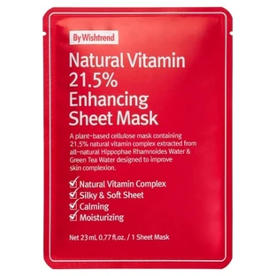 Wishtrend Natural Vitamin Face Mask 21,5% 23 ml
