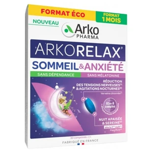 Arkopharma Arkorelax Sueño y Ansiedad, 30 comprimidos