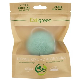 Estigreen Konjac Sponge with Aloe Vera