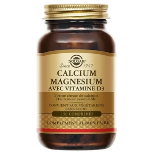 Solgar: calcio, magnesio y vitamina D, 150 comprimidos