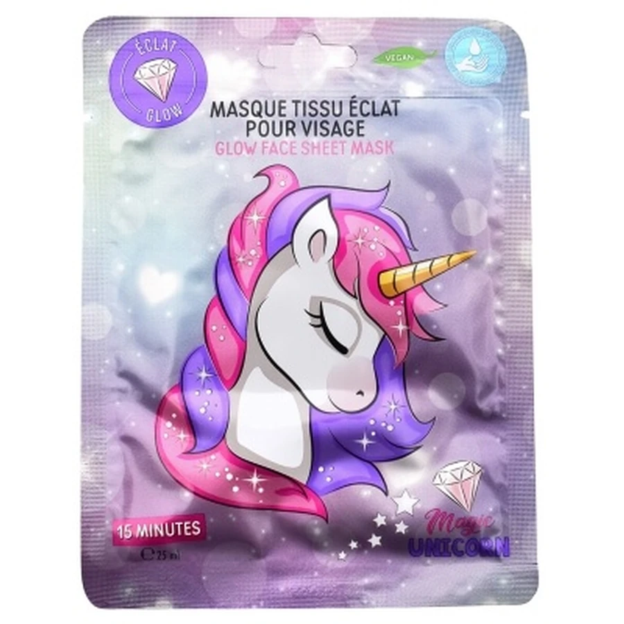 Take Care Licorne Masque Tissu Éclat Pour Visage 25 ml