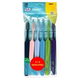 TePe Select Soft Toothbrushes, 3-Pack + 3 Free