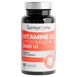 Santarome: vitamina D3 liposomal 2000 UI, 60 cápsulas