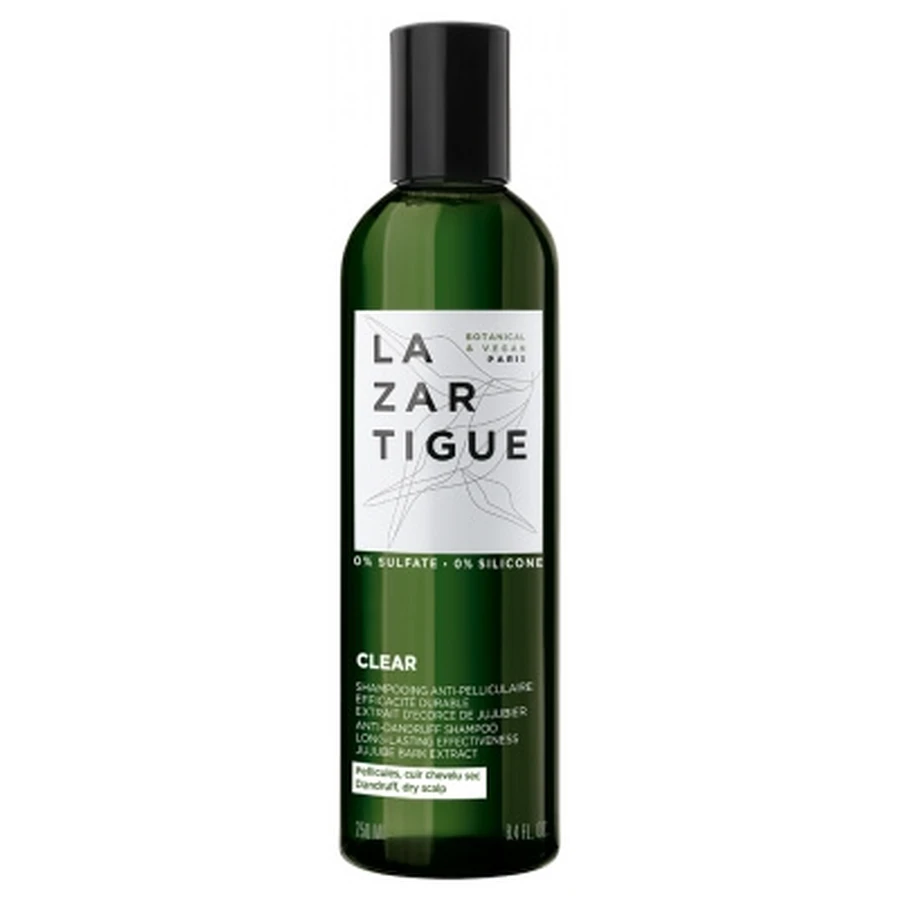 Lazartigue Clear Anti-Schuppen-Shampoo für trockene Kopfhaut, 250 ml