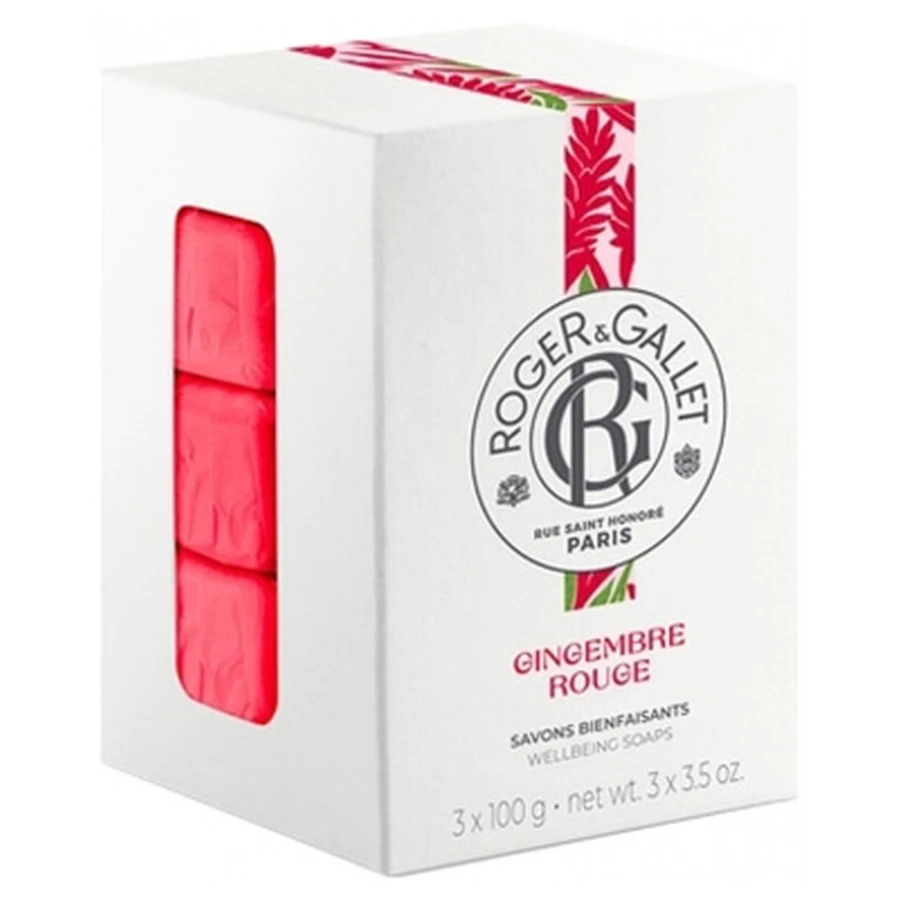 Roger & Gallet Red Ginger: 3 pflegende Seifen à 100 Gramm