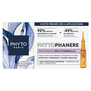 Phyto Phytophanère Tratament împotriva căderii reacționale a părului 12 x 5 ml