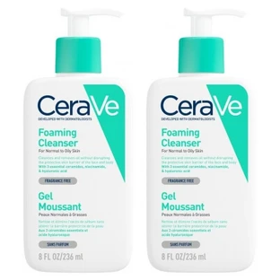 CeraVe Foaming Gel, 2-Pack (236 ml each)