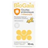 Gotas probióticas BioGaia + vitamina D, 10 ml