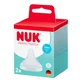 NUK Perfect Match 2 Silicone Pacifiers, M Hole, Anti-Colic, 3 Months and Up
