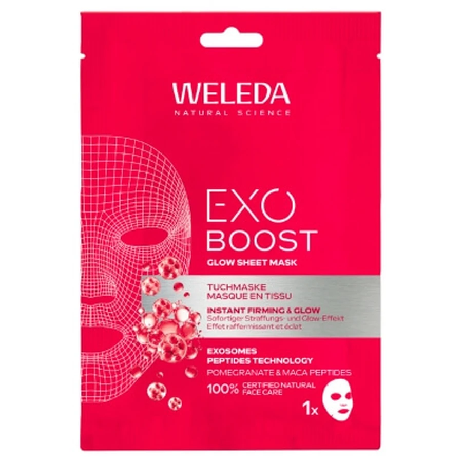 Maschera in tessuto Weleda Exo Boost Glow 20 ml