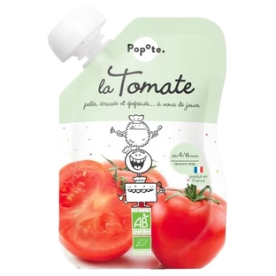 Popote Gourde - Passata di pomodoro biologica, per bambini dai 4 ai 6 mesi in su, 120 g