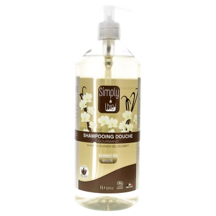Simply Bio Șampon și gel de duș organic cu aromă delicioasă 1 L