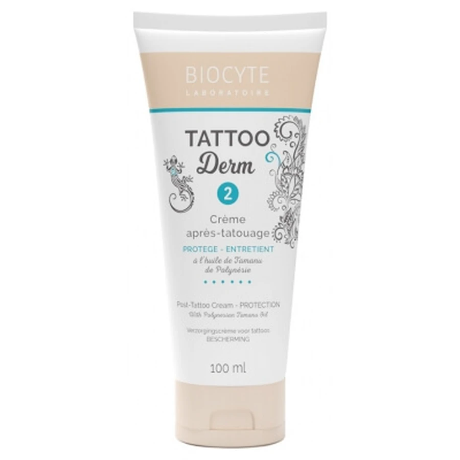 Crema para después del tatuaje Biocyte Tatto Derm 2: protege y nutre, 100 ml