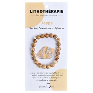 Braccialetto in diaspro per la cristalloterapia PharmaGem, 8 mm