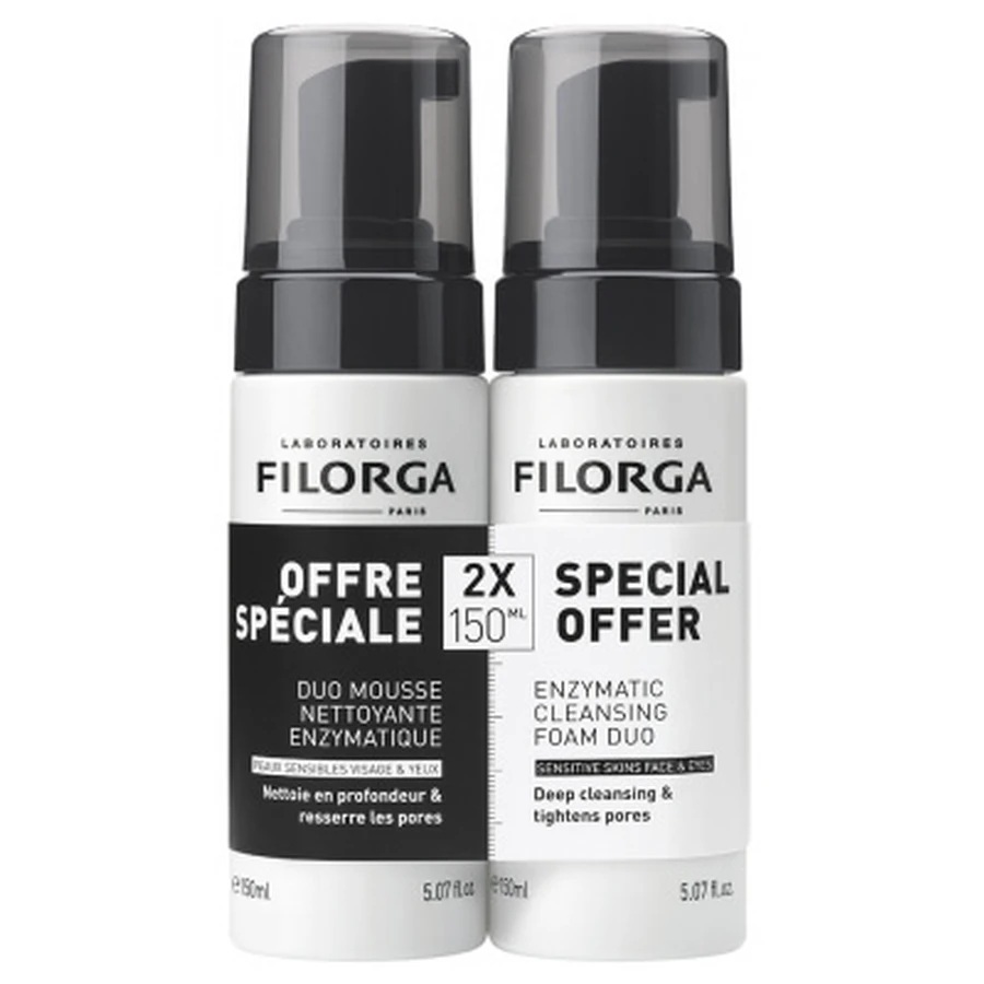 Filorga SKIN-PREP Enzymatyczna pianka oczyszczająca, zestaw 2 sztuk (po 150 ml każda): ceny i cechy