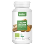 Purasana Organic Turmeric, 120 Capsules